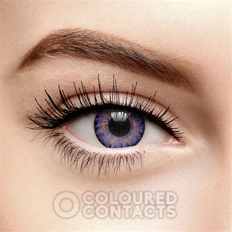 amethyst contact lenses on brown eyes