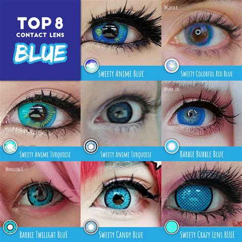 barbie blue contact lenses