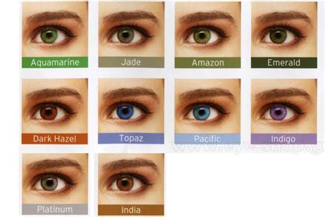 bausch and lomb coloured contact lenses