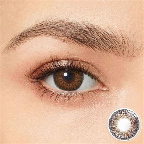 chestnut brown colored contact lenses