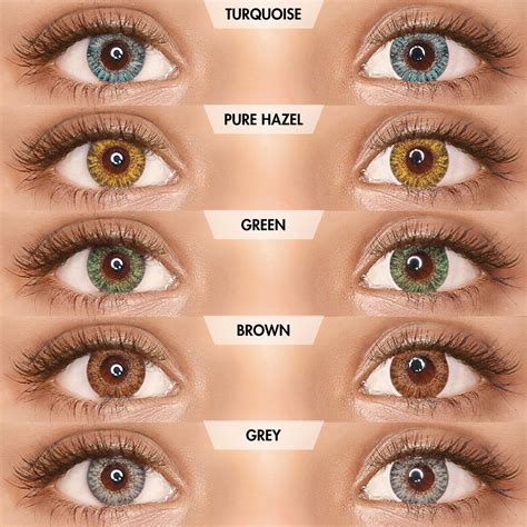 clear color contact lenses