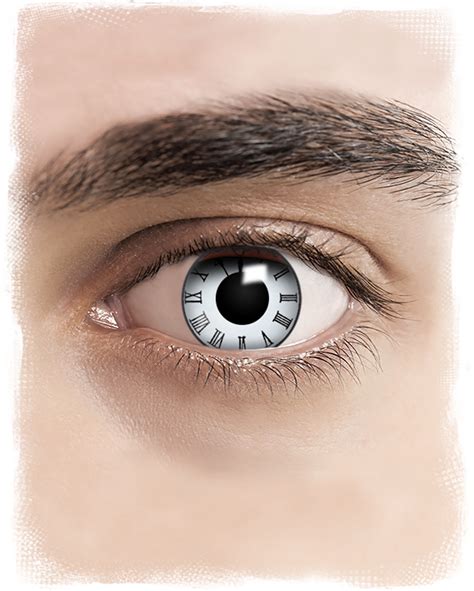 clock contact lenses