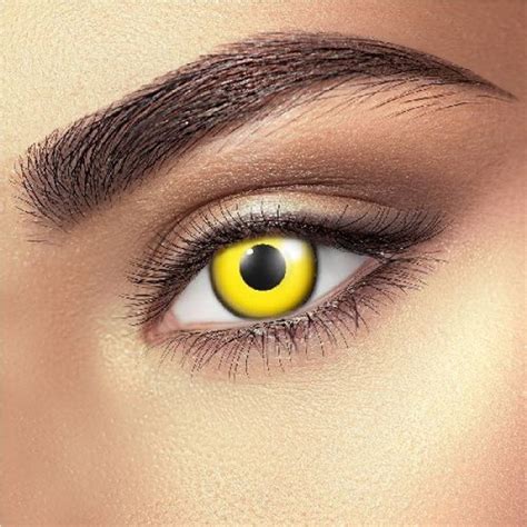 contact lenses yellow eyes