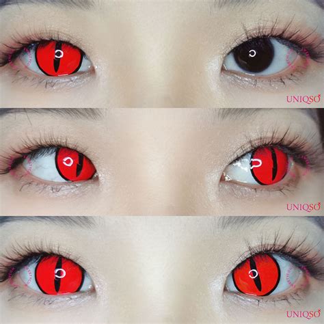 demon red contact lenses