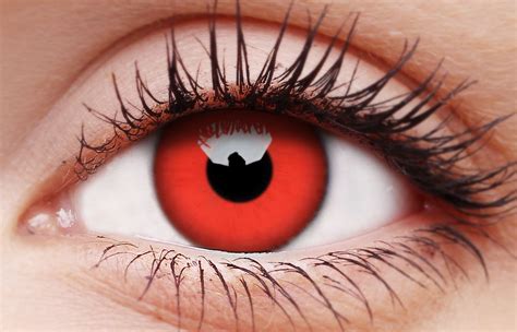 devil red contact lenses