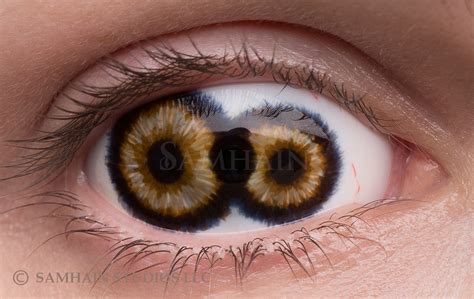 double iris contact lenses