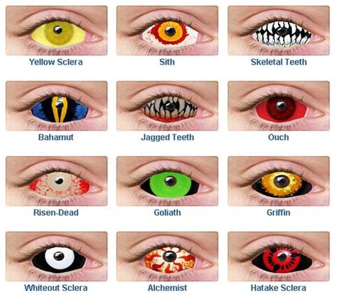 ghost eye contact lenses