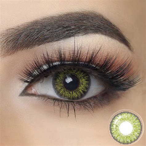 glow in the dark green contact lenses