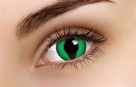 green snake contact lenses