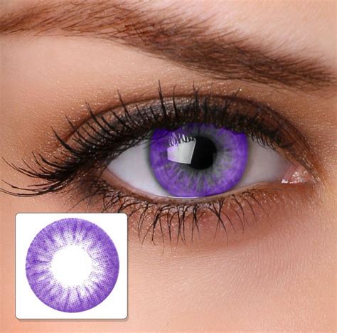 lavender contact lenses