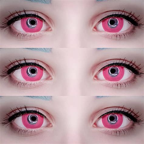 light pink contact lenses