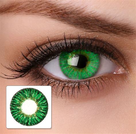 lime green contact lenses